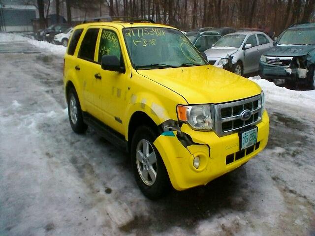 1FMCU93138KA34486 - 2008 FORD ESCAPE XLT YELLOW photo 1