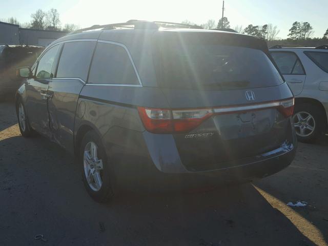 5FNRL5H94BB105062 - 2011 HONDA ODYSSEY TO GRAY photo 3