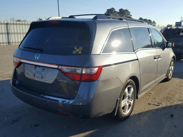 5FNRL5H94BB105062 - 2011 HONDA ODYSSEY TO GRAY photo 4