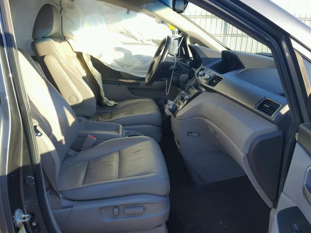5FNRL5H94BB105062 - 2011 HONDA ODYSSEY TO GRAY photo 5