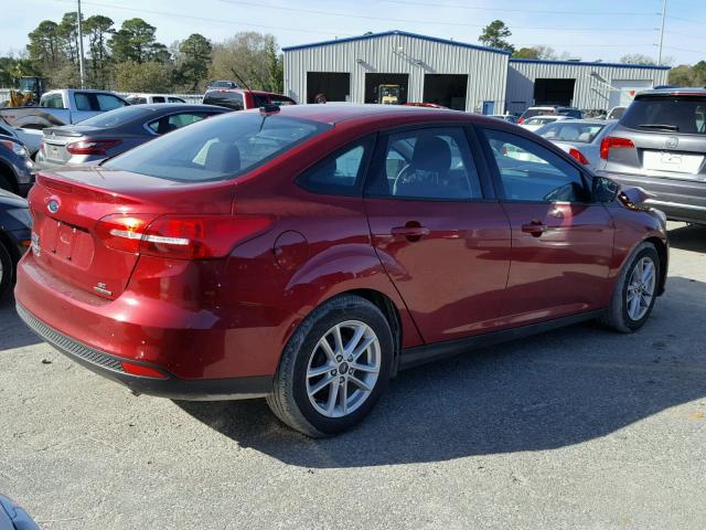 1FADP3F21GL329456 - 2016 FORD FOCUS SE RED photo 4