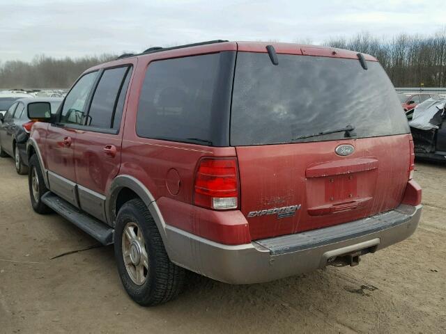 1FMFU18L63LB01240 - 2003 FORD EXPEDITION RED photo 3