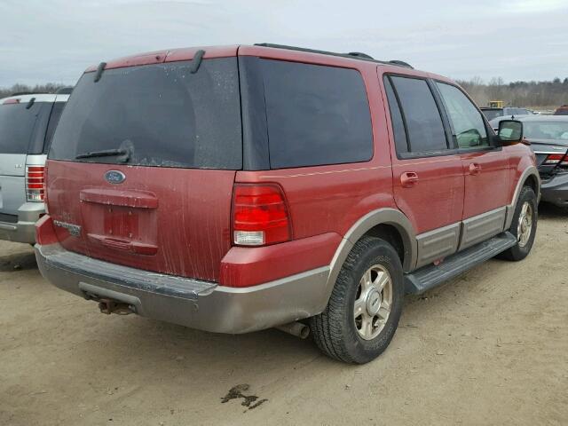 1FMFU18L63LB01240 - 2003 FORD EXPEDITION RED photo 4