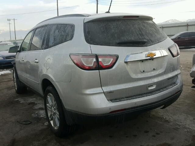 1GNKVGKD6EJ148245 - 2014 CHEVROLET TRAVERSE L SILVER photo 3