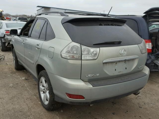 2T2HA31U35C052444 - 2005 LEXUS RX 330 SILVER photo 3