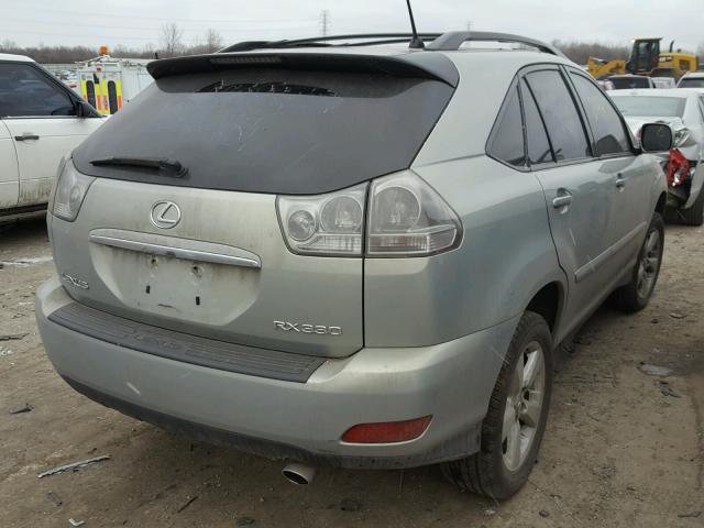 2T2HA31U35C052444 - 2005 LEXUS RX 330 SILVER photo 4