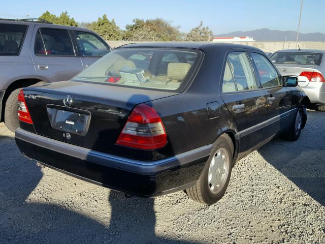 WDBHA23E5VF570923 - 1997 MERCEDES-BENZ C 230 BLACK photo 4