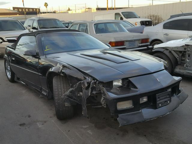 1G1FP33FXML116519 - 1991 CHEVROLET CAMARO Z28 BLACK photo 1