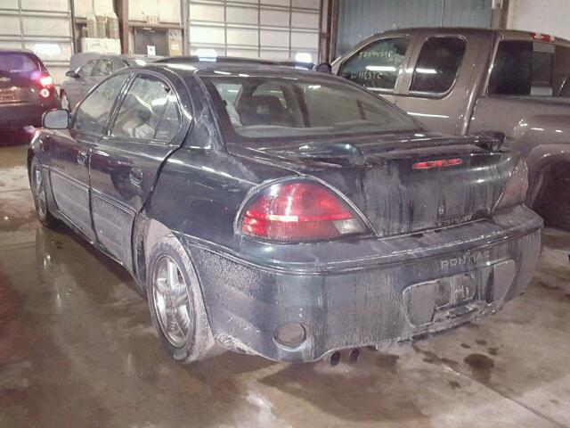 1G2NW52E51C277077 - 2001 PONTIAC GRAND AM G GREEN photo 3