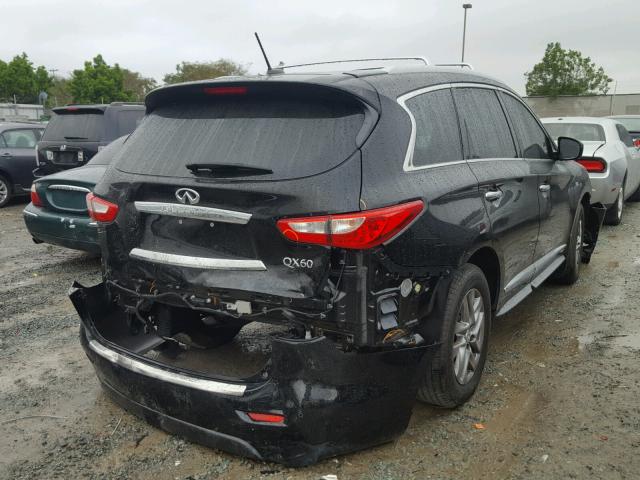 5N1AL0MN7FC506445 - 2015 INFINITI QX60 BLACK photo 4