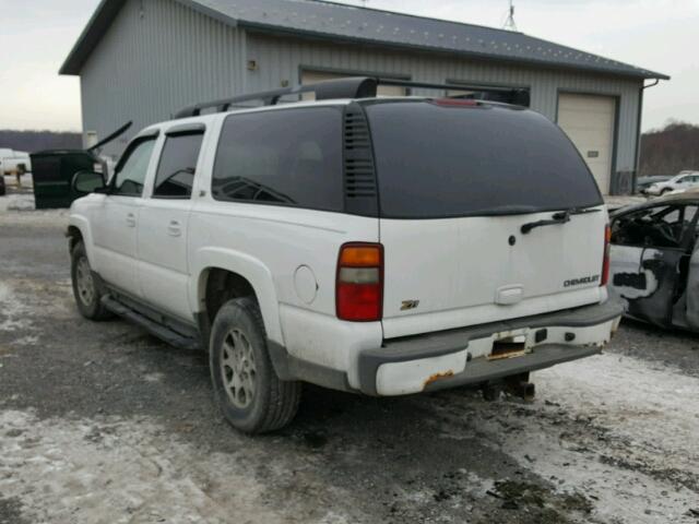 3GNFK16Z83G224558 - 2003 CHEVROLET SUBURBAN K WHITE photo 3