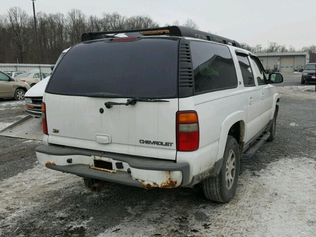 3GNFK16Z83G224558 - 2003 CHEVROLET SUBURBAN K WHITE photo 4