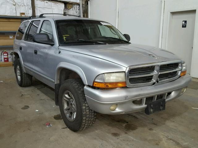 1B4HS48N82F145062 - 2002 DODGE DURANGO SL SILVER photo 1