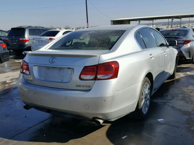 JTHBH96S965043647 - 2006 LEXUS GS GENERAT SILVER photo 4