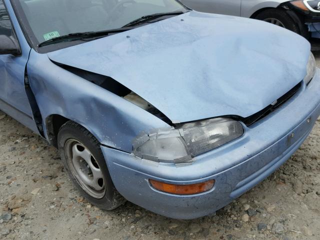 1Y1SK5363RZ080494 - 1994 GEO PRIZM BASE BLUE photo 9