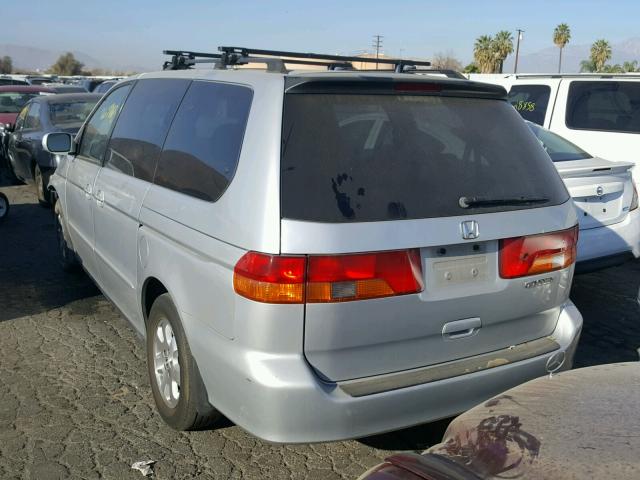 5FNRL18064B000360 - 2004 HONDA ODYSSEY EX SILVER photo 3