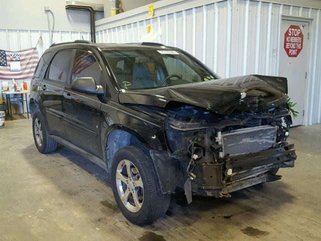 2CNDL13F276073169 - 2007 CHEVROLET EQUINOX LS BLACK photo 1