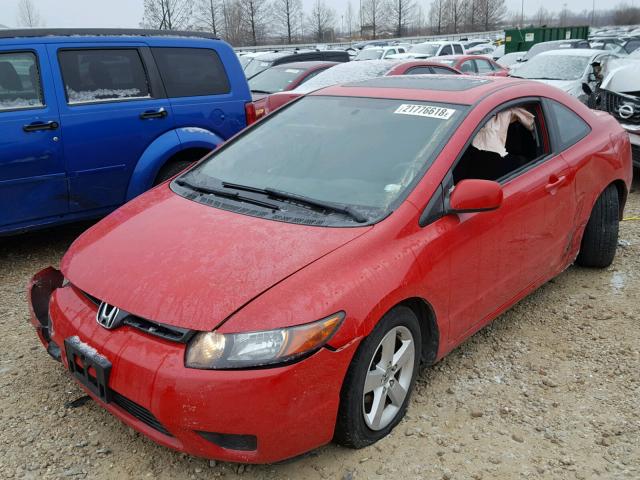 2HGFG128X8H573799 - 2008 HONDA CIVIC EX Qırmızı foto 2