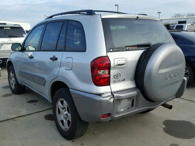 JTEGD20V950049355 - 2005 TOYOTA RAV4 SILVER photo 3