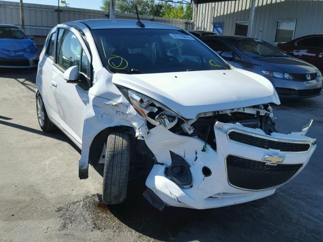 KL8CD6S96EC538765 - 2014 CHEVROLET SPARK 1LT WHITE photo 1