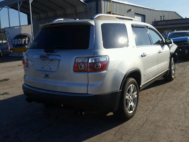 1GKER23D99J149010 - 2009 GMC ACADIA SLT SILVER photo 4