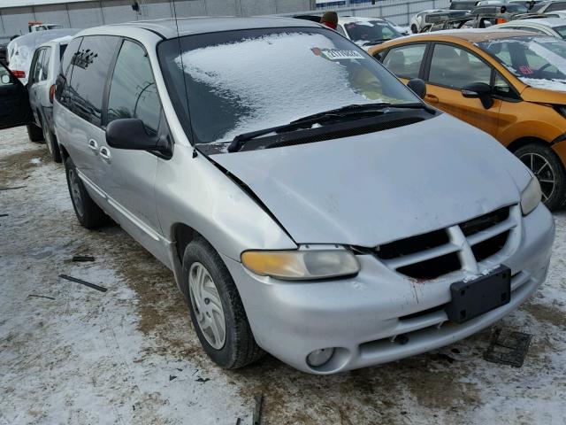 1B4GP45G1YB602152 - 2000 DODGE CARAVAN SE SILVER photo 1