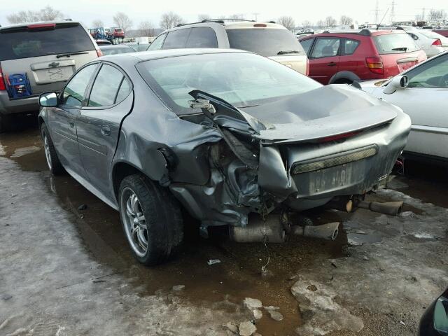 2G2WR524151338679 - 2005 PONTIAC GRAND PRIX GRAY photo 3