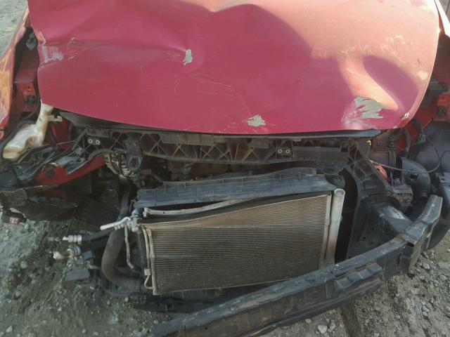 KNADM5A38C6019650 - 2012 KIA RIO LX Կարմիր լուսանկար 7