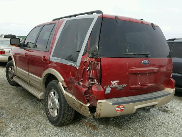 1FMFU18516LA30180 - 2006 FORD EXPEDITION BURGUNDY photo 3