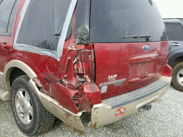 1FMFU18516LA30180 - 2006 FORD EXPEDITION BURGUNDY photo 9