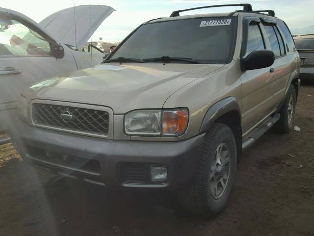 JN8DR07Y21W508184 - 2001 NISSAN PATHFINDER GOLD photo 2