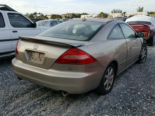 1HGCM82654A015466 - 2004 HONDA ACCORD EX BEIGE photo 4