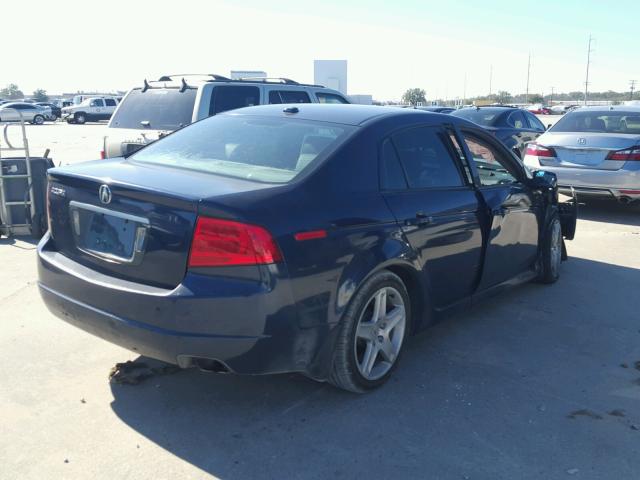 19UUA66214A071364 - 2004 ACURA TL BLUE photo 4