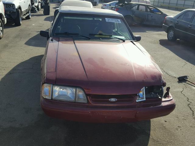 1FACP44E6PF115267 - 1993 FORD MUSTANG LX TWO TONE photo 9