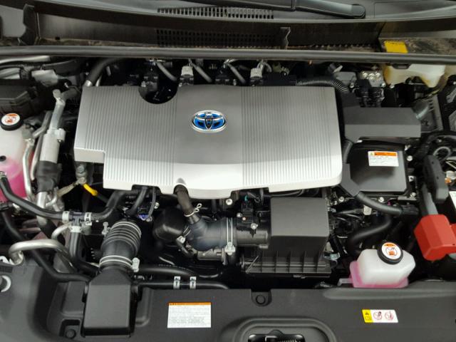 JTDKARFP3H3001538 - 2017 TOYOTA PRIUS PRIM ვერცხლისფერი ფოტო 7