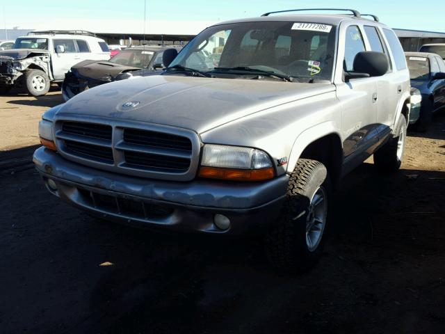 1B4HS28Z9YF169824 - 2000 DODGE DURANGO SILVER photo 2