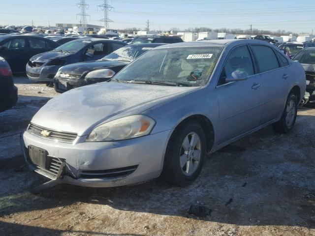 2G1WT58K069199319 - 2006 CHEVROLET IMPALA LT SILVER photo 2