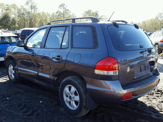 KM8SC13D76U079930 - 2006 HYUNDAI SANTA FE G BLUE photo 3