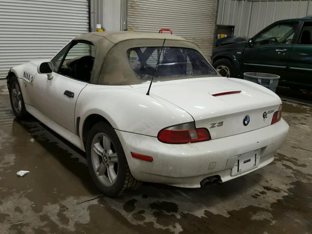 WBACH9343YLM92295 - 2000 BMW Z3 2.3 WHITE photo 3