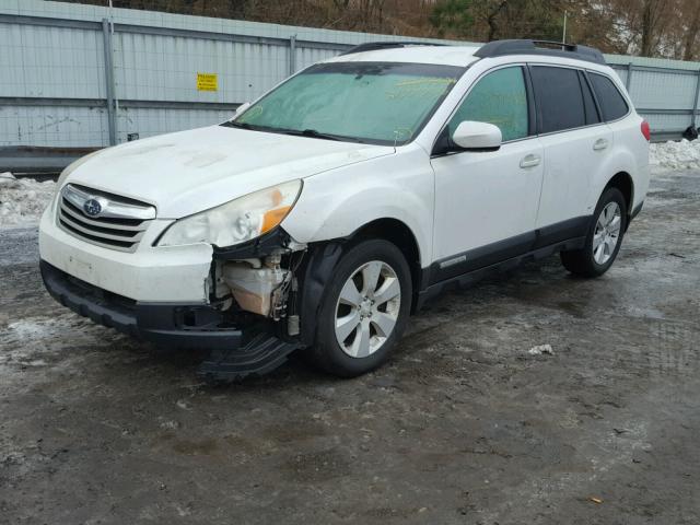 4S4BRBCC5B3322534 - 2011 SUBARU OUTBACK 2. WHITE photo 2