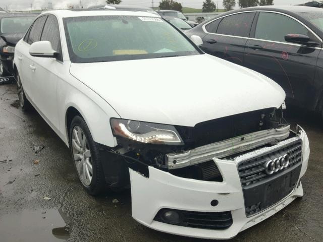 WAUSF78K29N039157 - 2009 AUDI A4 PREMIUM WHITE photo 1