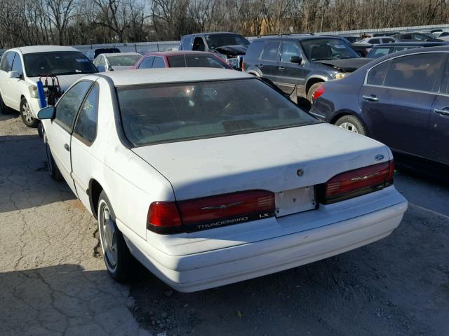 1FAPP6245PH101730 - 1993 FORD THUNDERBIR WHITE photo 3