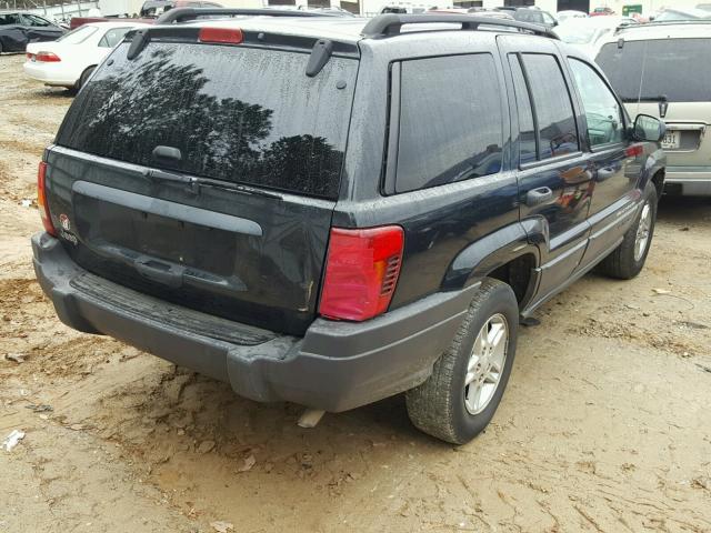 1J4GX48S04C129071 - 2004 JEEP GRAND CHER BLACK photo 4