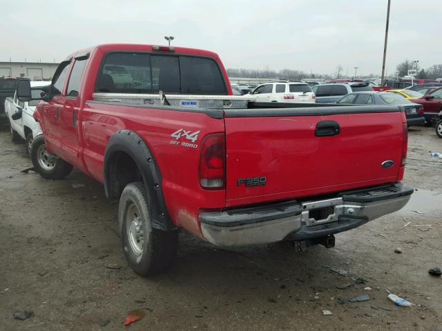 1FTSW31F12EC59307 - 2002 FORD F350 SRW S RED photo 3