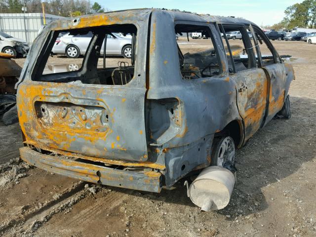 5FNYF28156B041907 - 2006 HONDA PILOT LX BURN photo 4