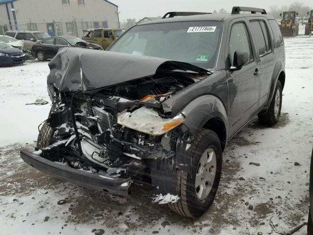 5N1AR18B78C624440 - 2008 NISSAN PATHFINDER GRAY photo 2