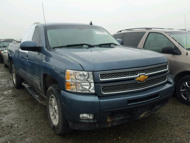 1GCRKTE70CZ111883 - 2012 CHEVROLET SILVERADO BLUE photo 1