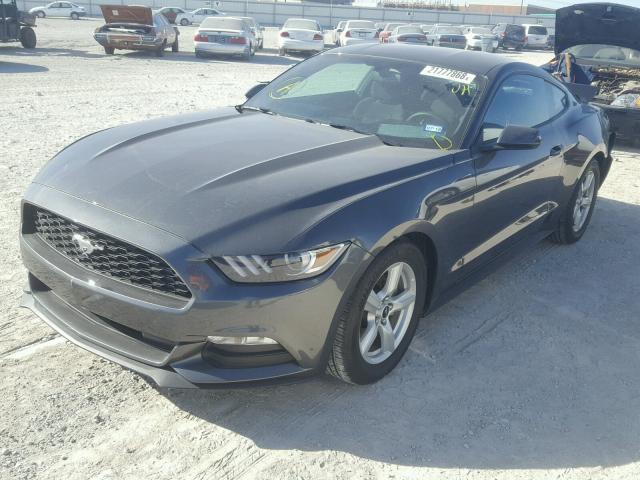 1FA6P8AM3G5336167 - 2016 FORD MUSTANG CHARCOAL photo 2