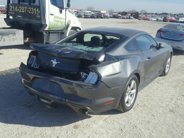 1FA6P8AM3G5336167 - 2016 FORD MUSTANG CHARCOAL photo 4