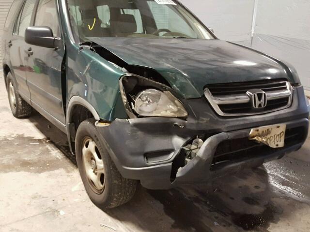 JHLRD78484C019690 - 2004 HONDA CR-V LX GREEN photo 9